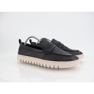 Vionic Uptown Loafer Women 11 Wide Black Leather Slip On Platform Shoes